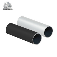 muchos tamaños anodizado tubo de tubo redondo de extrusión de aluminio negro plata